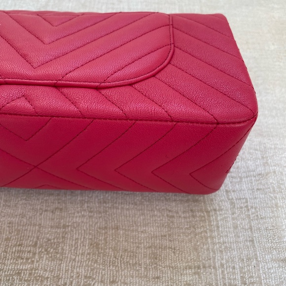 Chanel 2.55 reissue in pink sheepskin - Picture 5 of 11